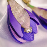 Crocus Flower Earrings