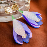 Crocus Flower Earrings