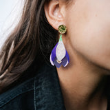 Crocus Flower Earrings