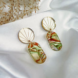 Golden Abalon Earrings