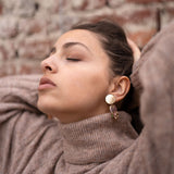 Golden Abalon Earrings