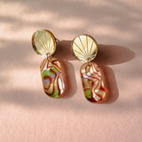 Golden Abalon Earrings