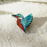 Kingfisher Pin