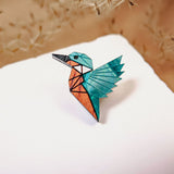 Kingfisher Pin