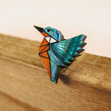 Kingfisher Pin