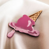 Melted Ice ream Brooch