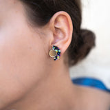 Minimalist Studs - Rainbow Flakes