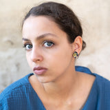 Minimalist Studs - Rainbow Flakes