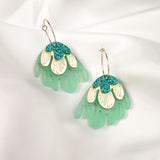 Organic Floral Hoops - Mint