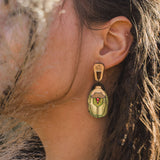 Rose Chafer Earrings