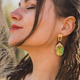 Rose Chafer Earrings