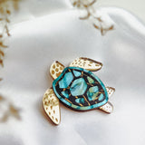 Sea Turtle Brooch