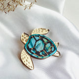 Sea Turtle Brooch