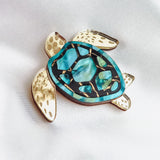 Sea Turtle Brooch