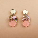 Seashell Earrings - Pink