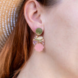 Seashell Earrings - Pink