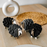 Sheep Coasters - Black