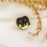 Spooky Apple Pin