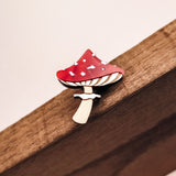 Toadstool Mushroom Pin