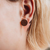 Triangle Earrings - Pink